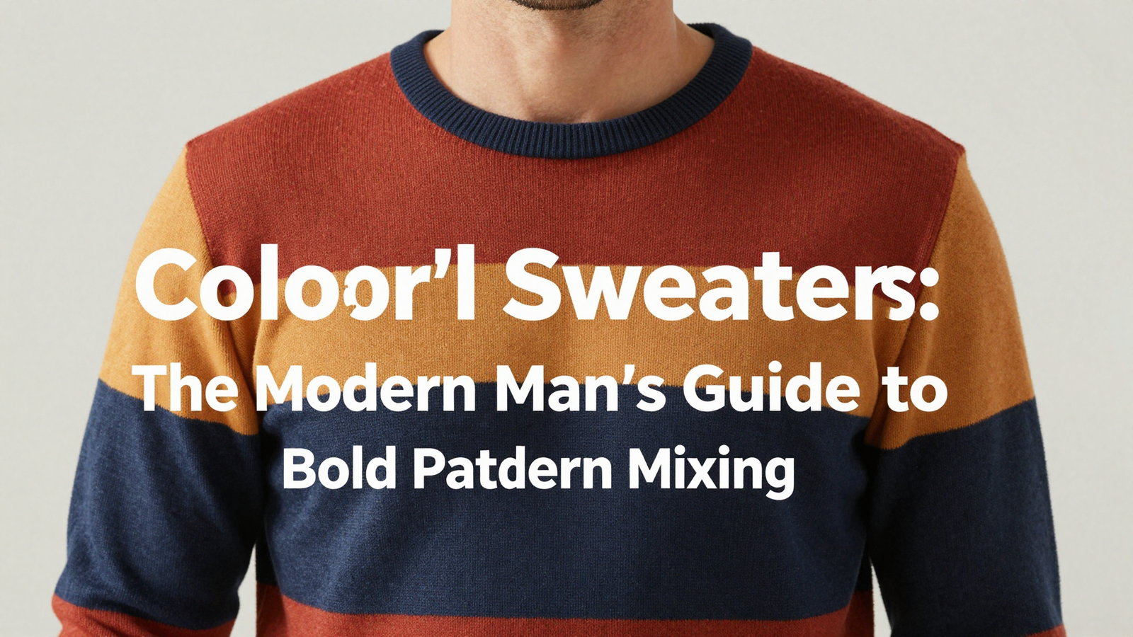 Colorblock Sweaters: The Modern Man's Guide to Bold Pattern Mixing