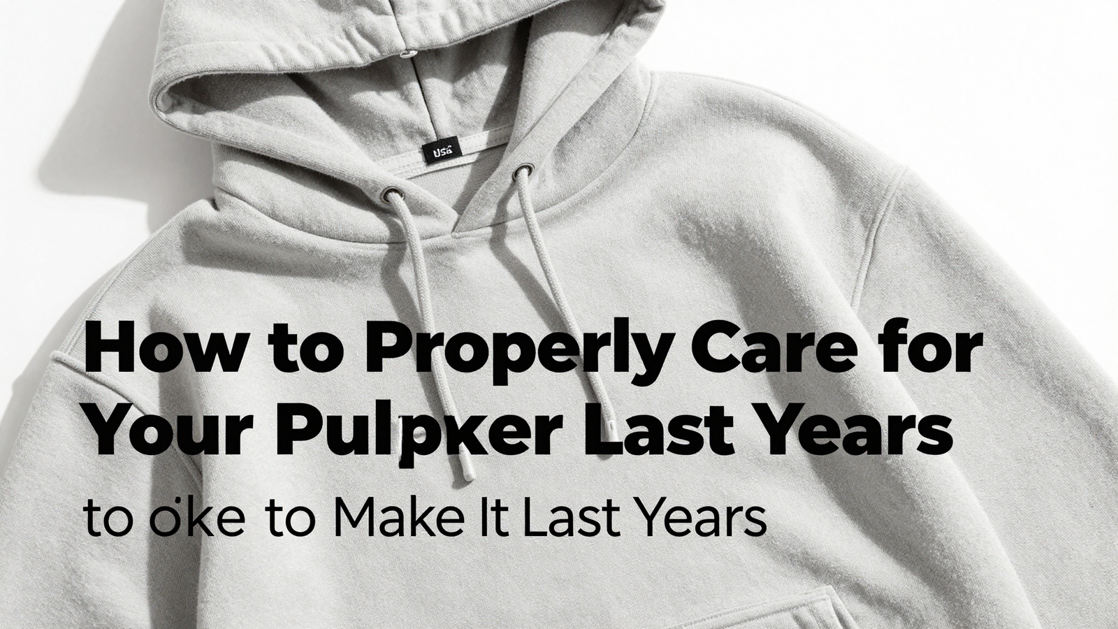 How to Properly Care for Your Pullover Hoodie to Make It Last Years